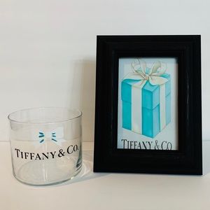 Tiffany & Co Framed Art and Candle Holder Set 💍